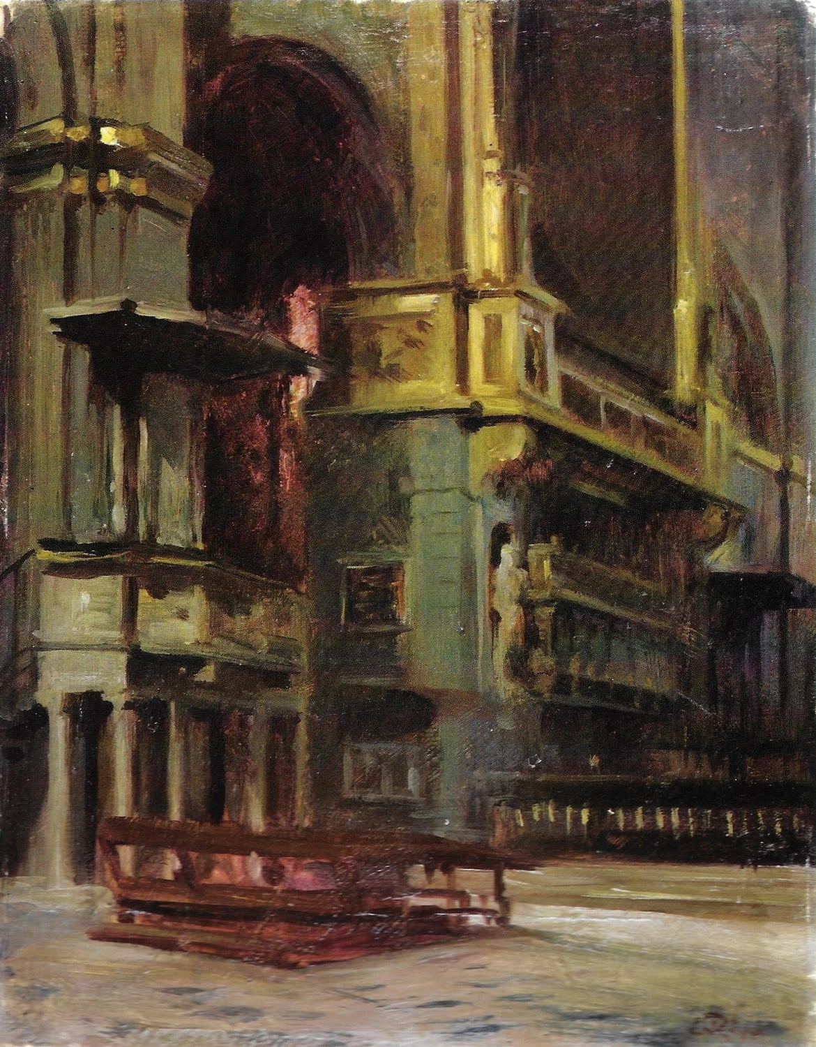 Interno del Duomo di Cremona, 1915